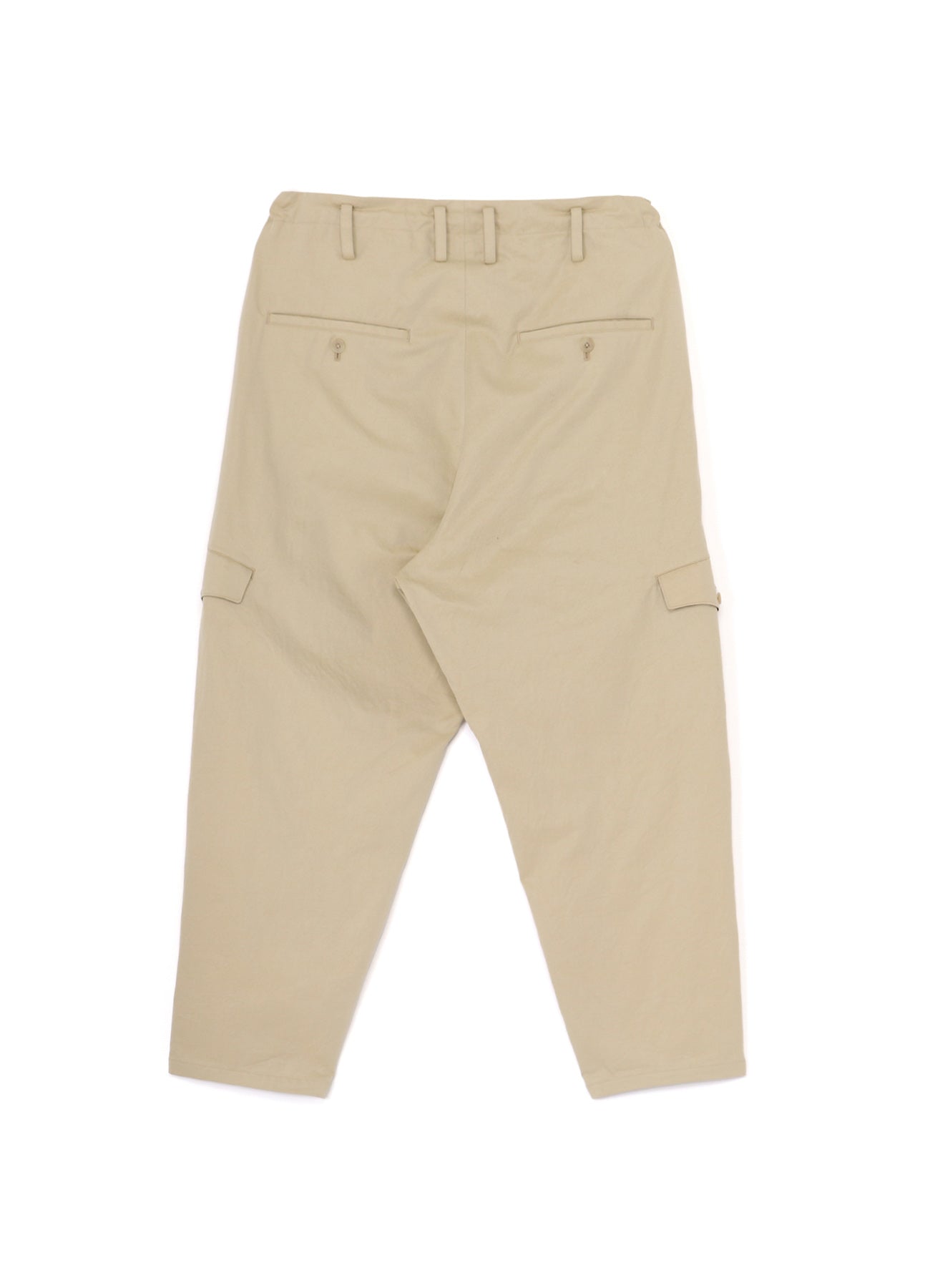 COTTON GABARDINE PANTS WITH FLAP POCKET