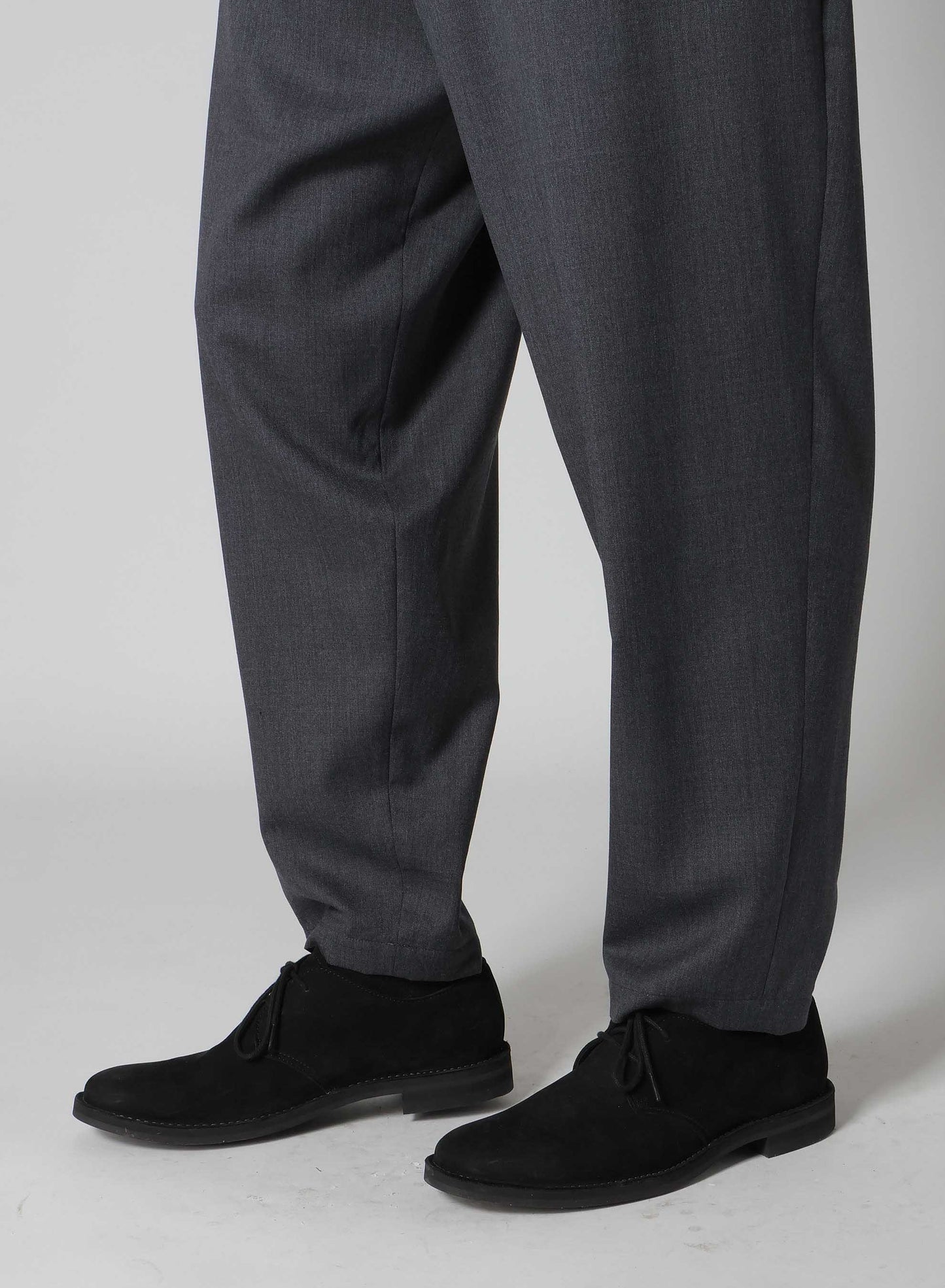 SUIT GABARDINE PANTS WITH SIDE TUCK