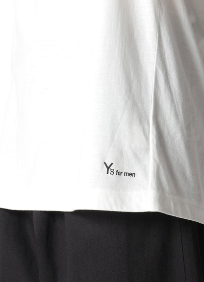 Y's for men LOGO PRINT SHORT SLEEVE T-SHIRTS