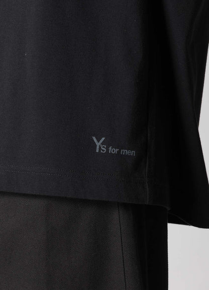 Y's for men LOGO PRINT SHORT SLEEVE T-SHIRTS