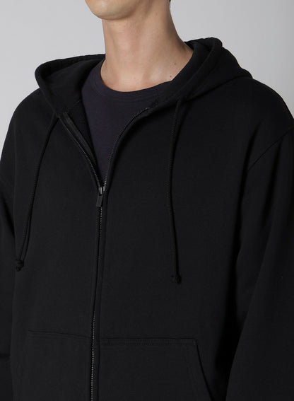 FLEECE HOODIE WITH LOGO PRINT