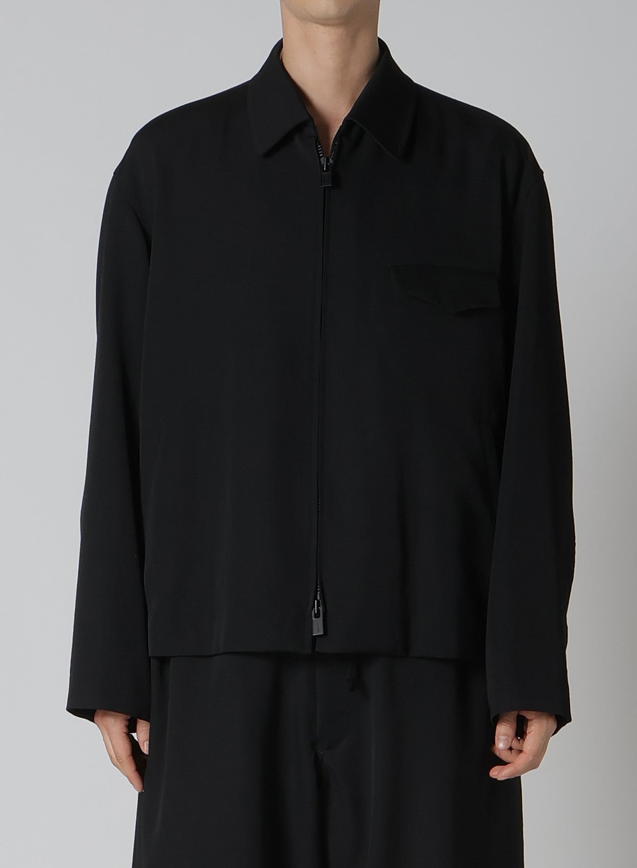 GABARDINE FLAP POCKET BLOUSON