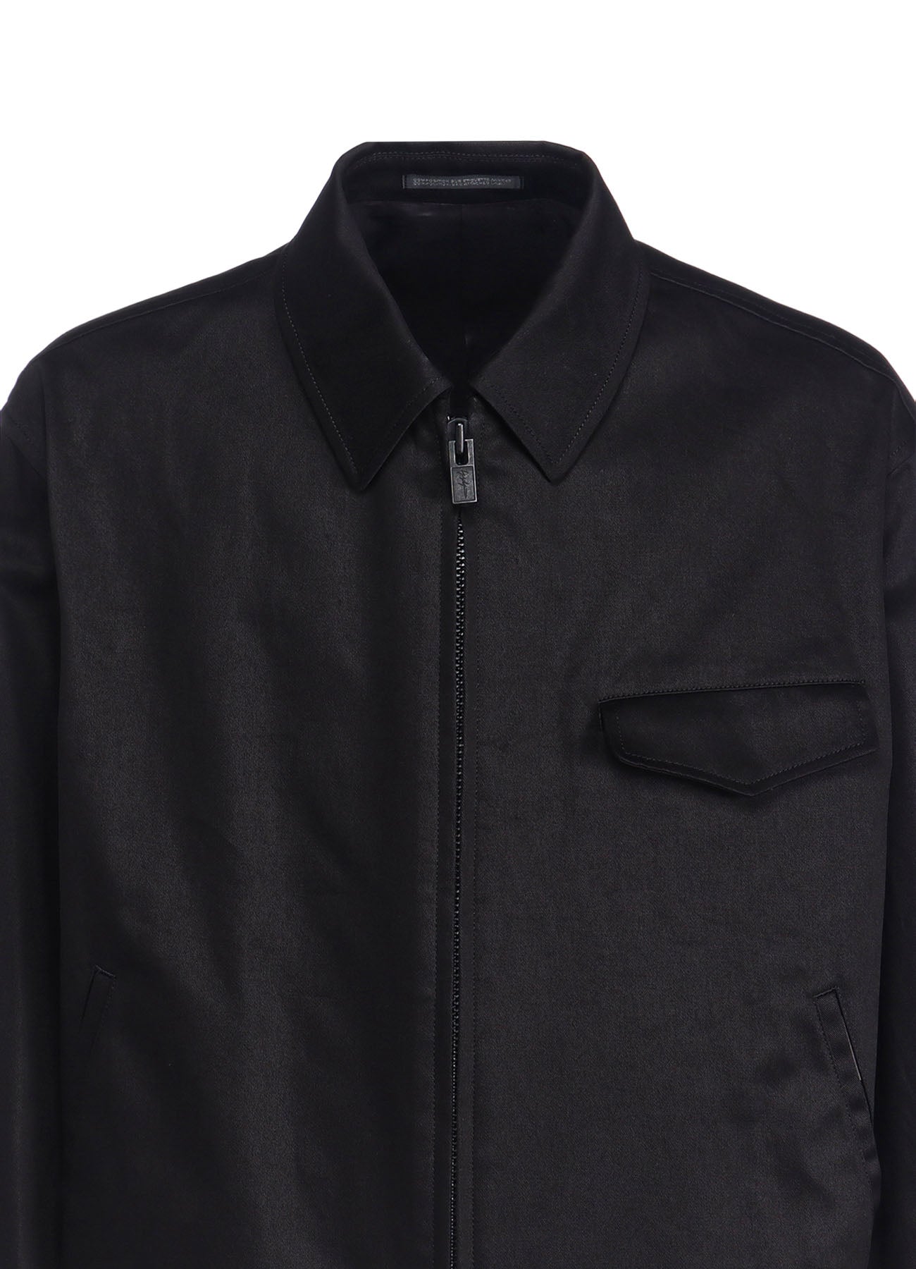 FLAP POCKET BLOUSON WITH PIECE NAME