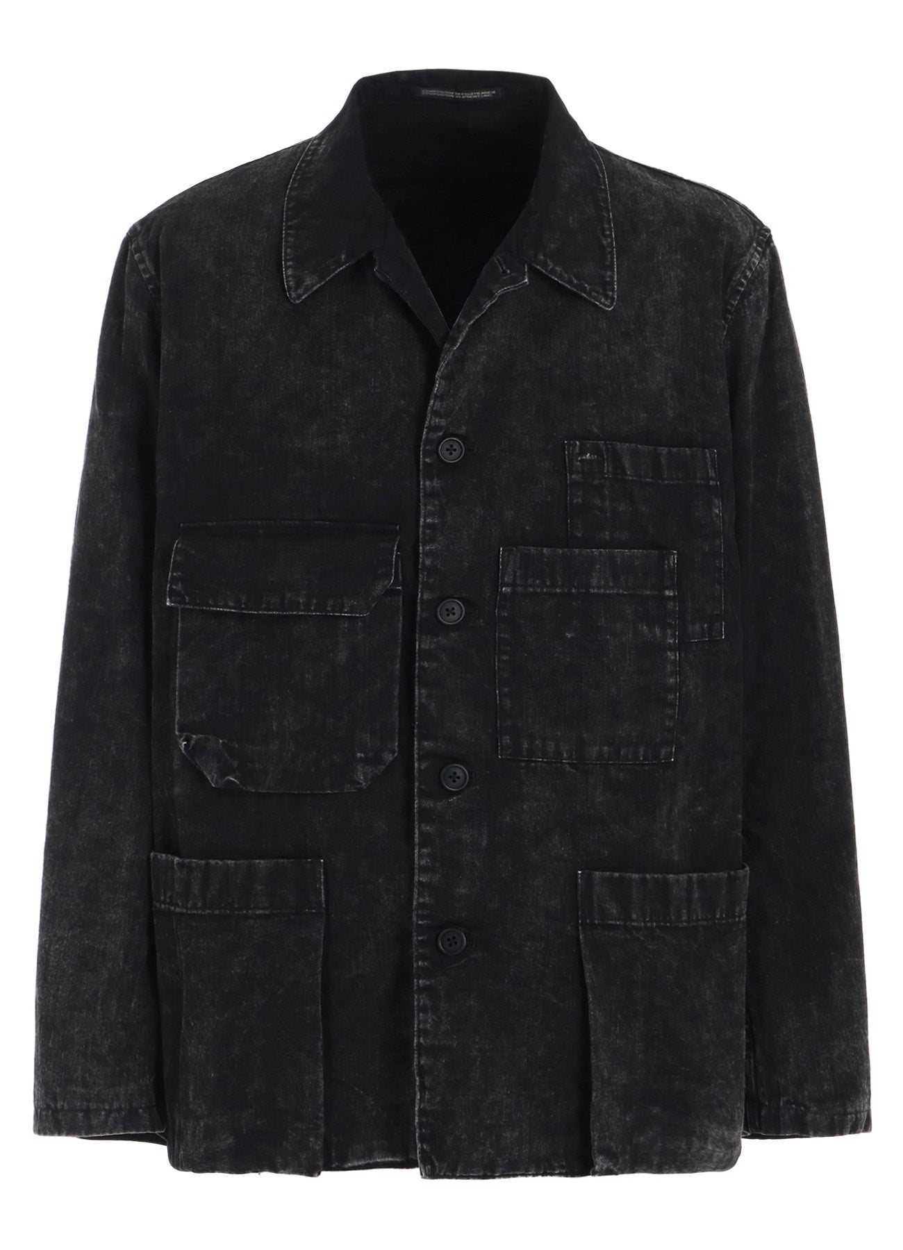 BLEACHING DENIM BLOUSON WITH 5-POCKETS – THE SHOP YOHJI YAMAMOTO