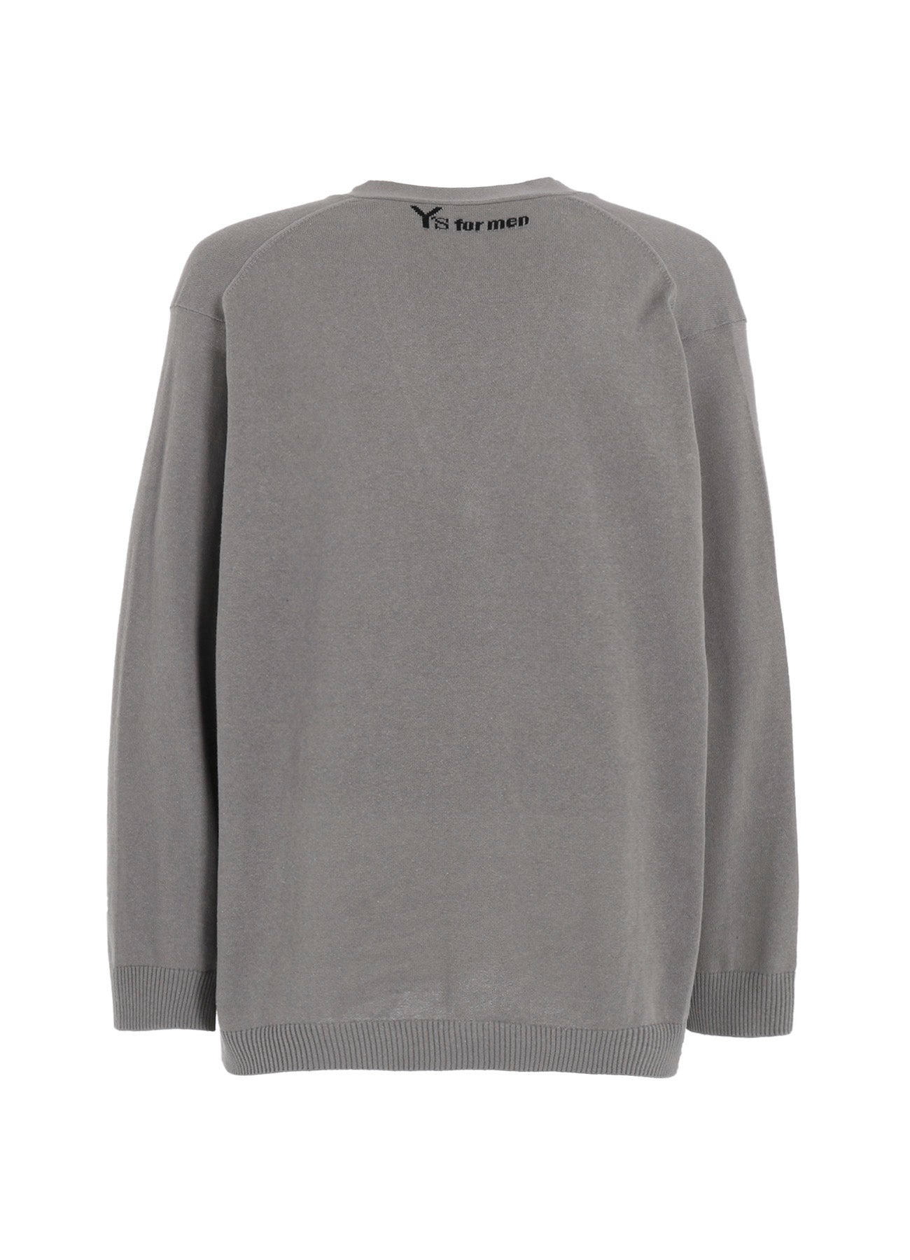 Y's for men INTERSIA LOGO CARDIGAN