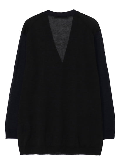 【1/11 10:00(JST) Release】12G KNIT CARDIGAN WITH LOGO