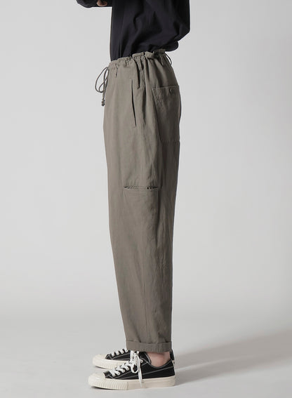 【1/11 10:00(JST) Release】COTTON POPLIN PANTS WITH RIGHT AND LEFT LEG POCKETS