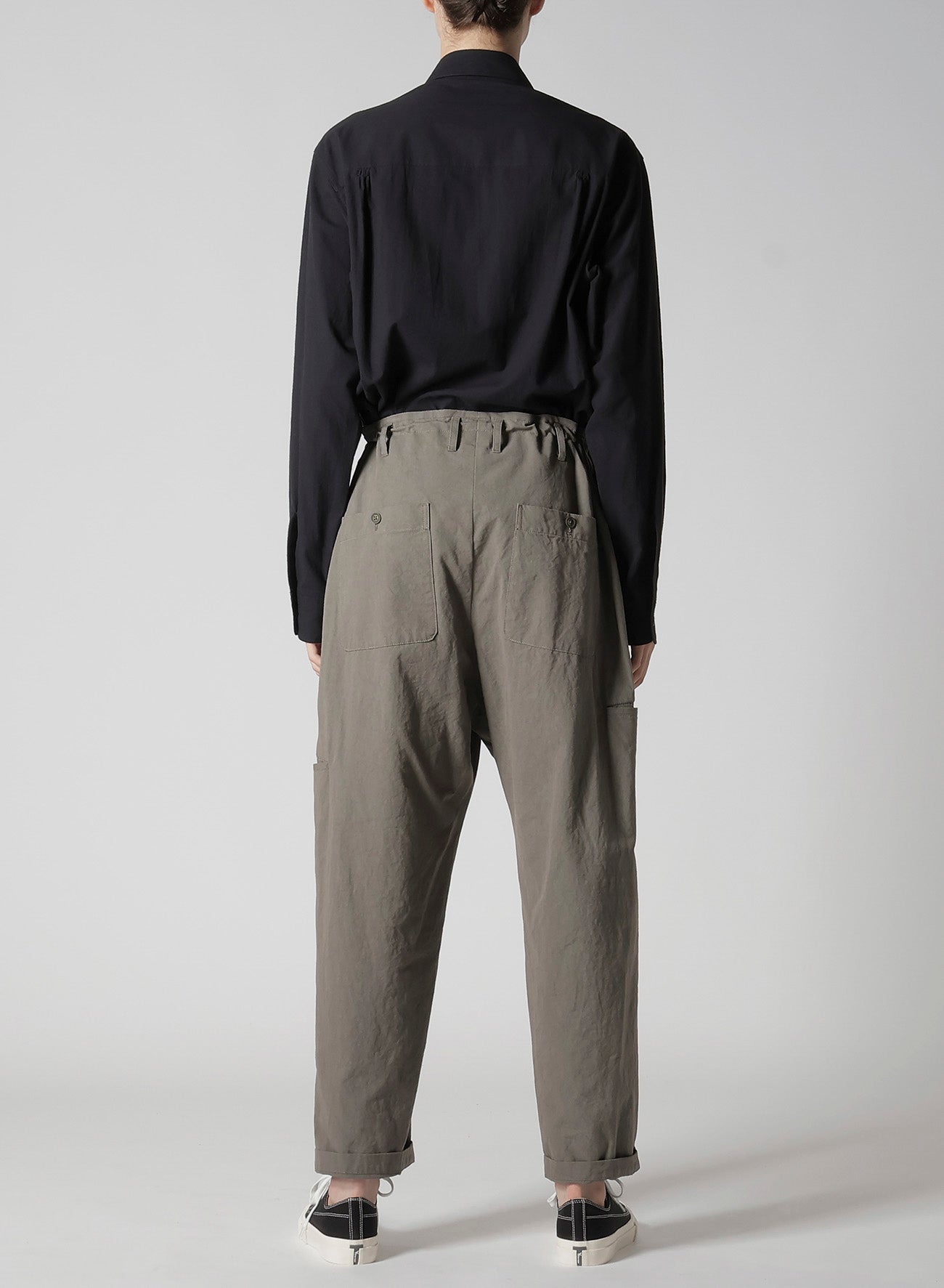 【1/11 10:00(JST) Release】COTTON POPLIN PANTS WITH RIGHT AND LEFT LEG POCKETS