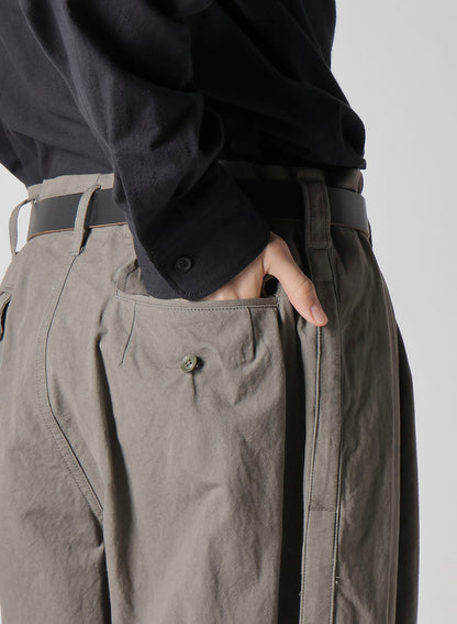 【1/11 10:00(JST) Release】COTTON POPLIN PANTS WITH SIDE TAPE DETAIL