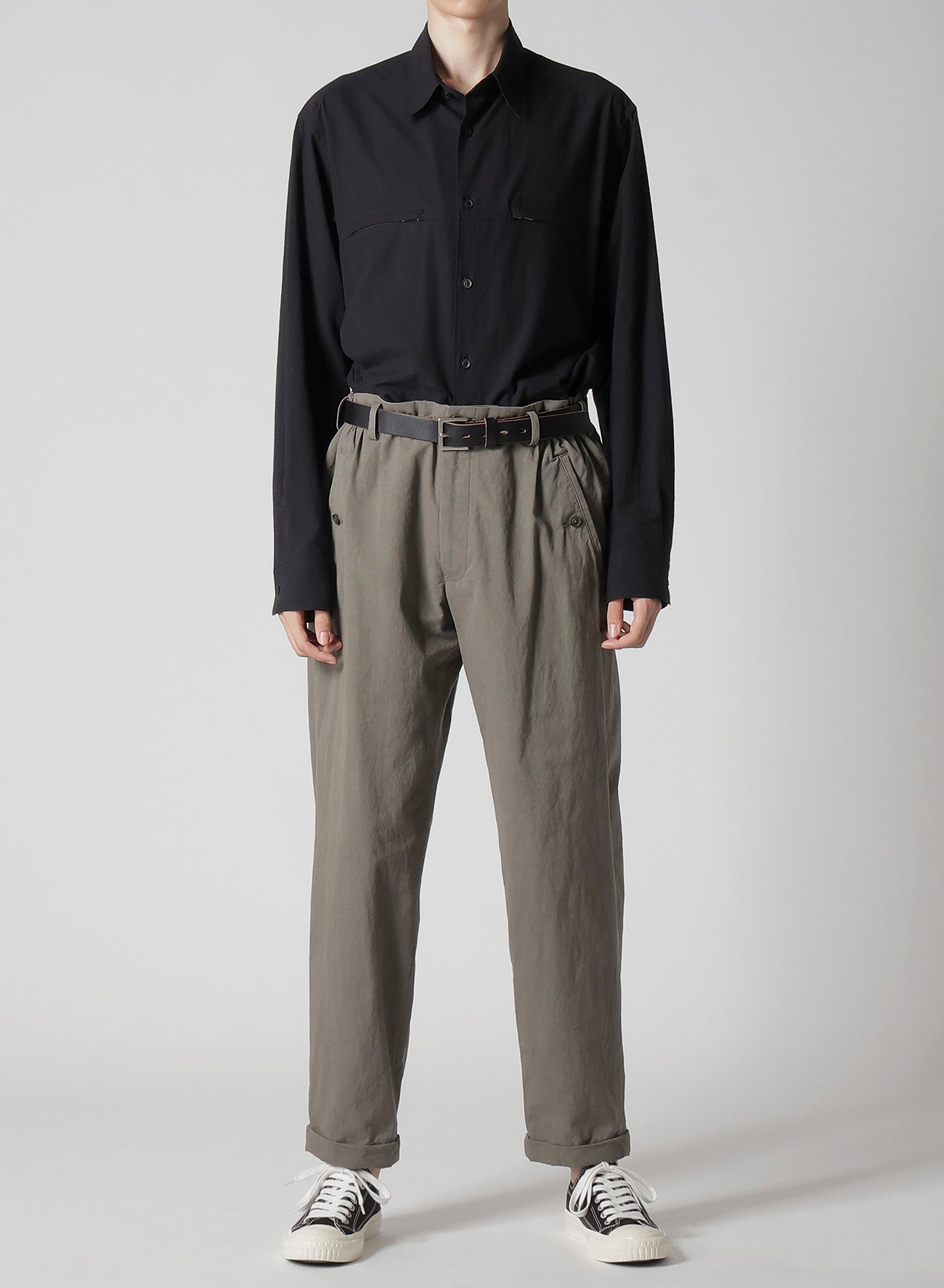 【1/11 10:00(JST) Release】COTTON POPLIN PANTS WITH WAIST GATHERED