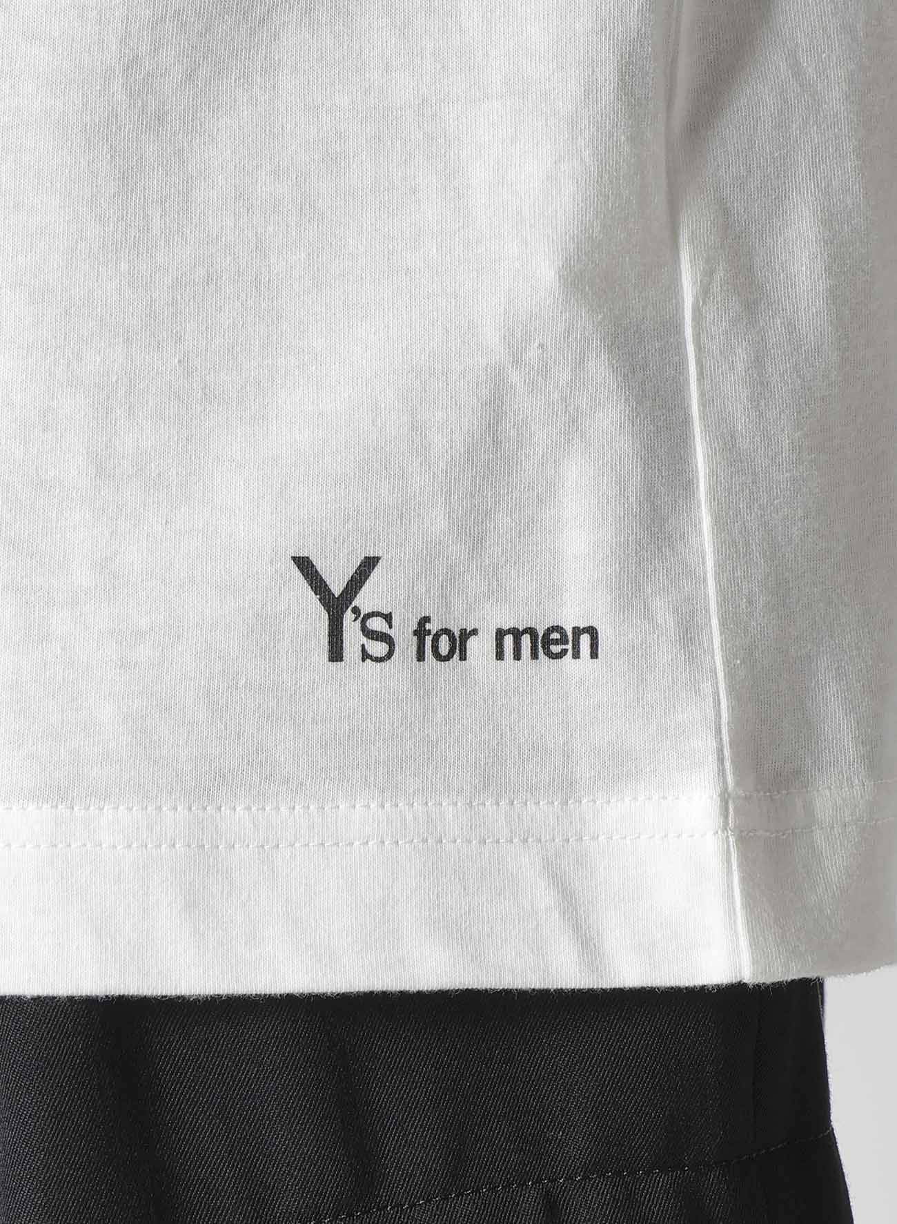 【12/6 10:00(JST) Release】Y's for men LOGO PRINT SHORT SLEEVE T-SHIRTS