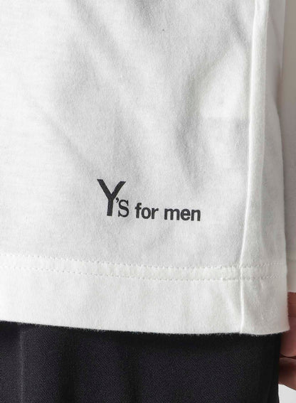 【12/6 10:00(JST) Release】Y's for men LOGO PRINT LONG SLEEVE T-SHIRTS