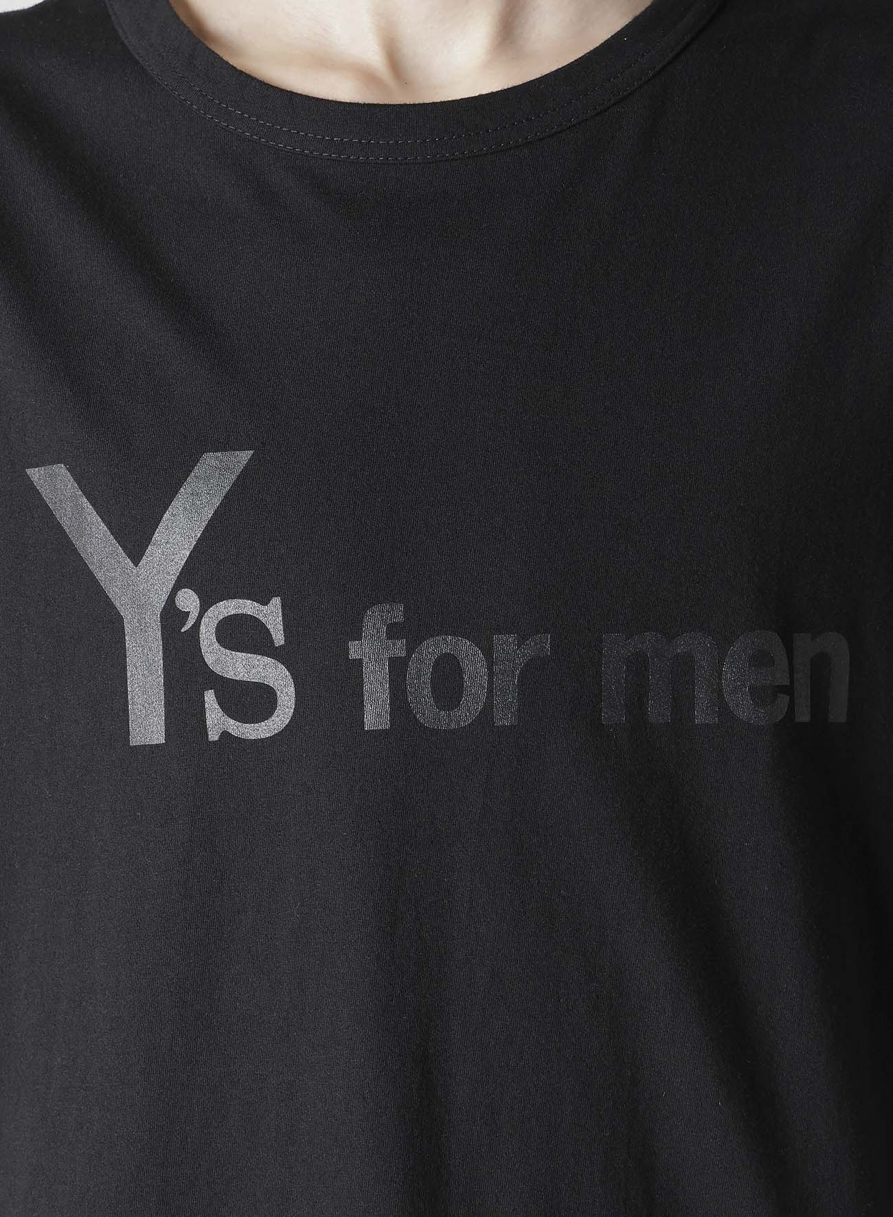 【12/6 10:00(JST) Release】Y's for men LOGO PRINT SLEEVELESS T-SHIRTS