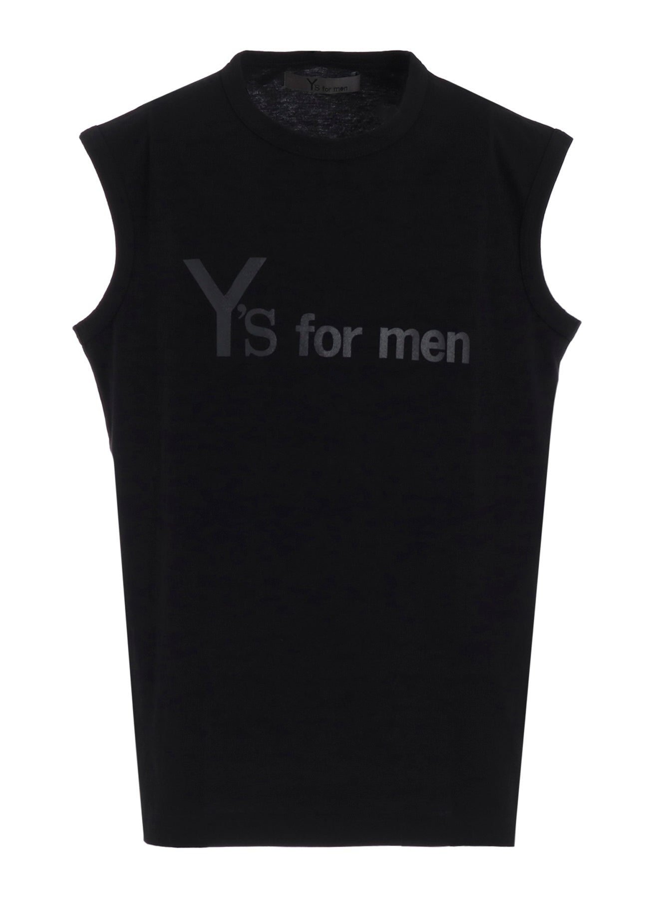 【12/6 10:00(JST) Release】Y's for men LOGO PRINT SLEEVELESS T-SHIRTS