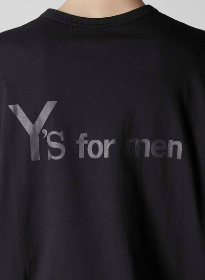 【12/6 10:00(JST) Release】Y's for men LOGO BACK PRINT T-SHIRTS