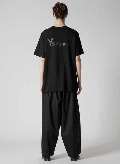 【12/6 10:00(JST) Release】Y's for men LOGO BACK PRINT T-SHIRTS