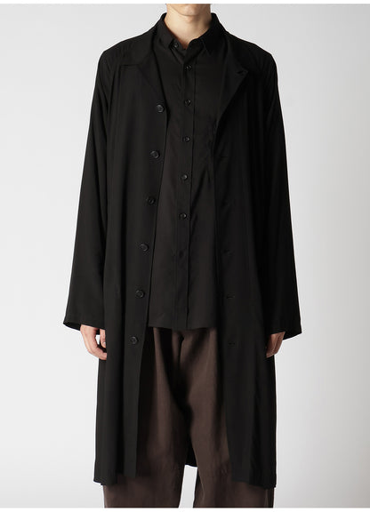 RAYON CAMBRIC RAGLAN SLEEVE COAT