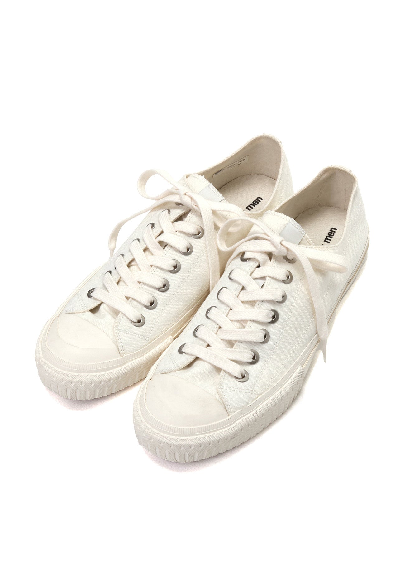 COTTON CANVAS LOW-TOP SNEAKERS