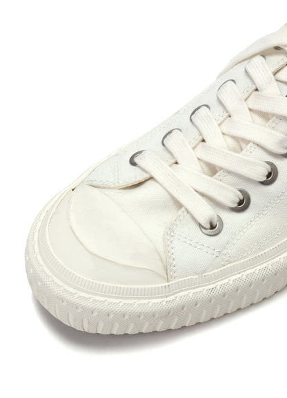 COTTON CANVAS LOW-TOP SNEAKERS