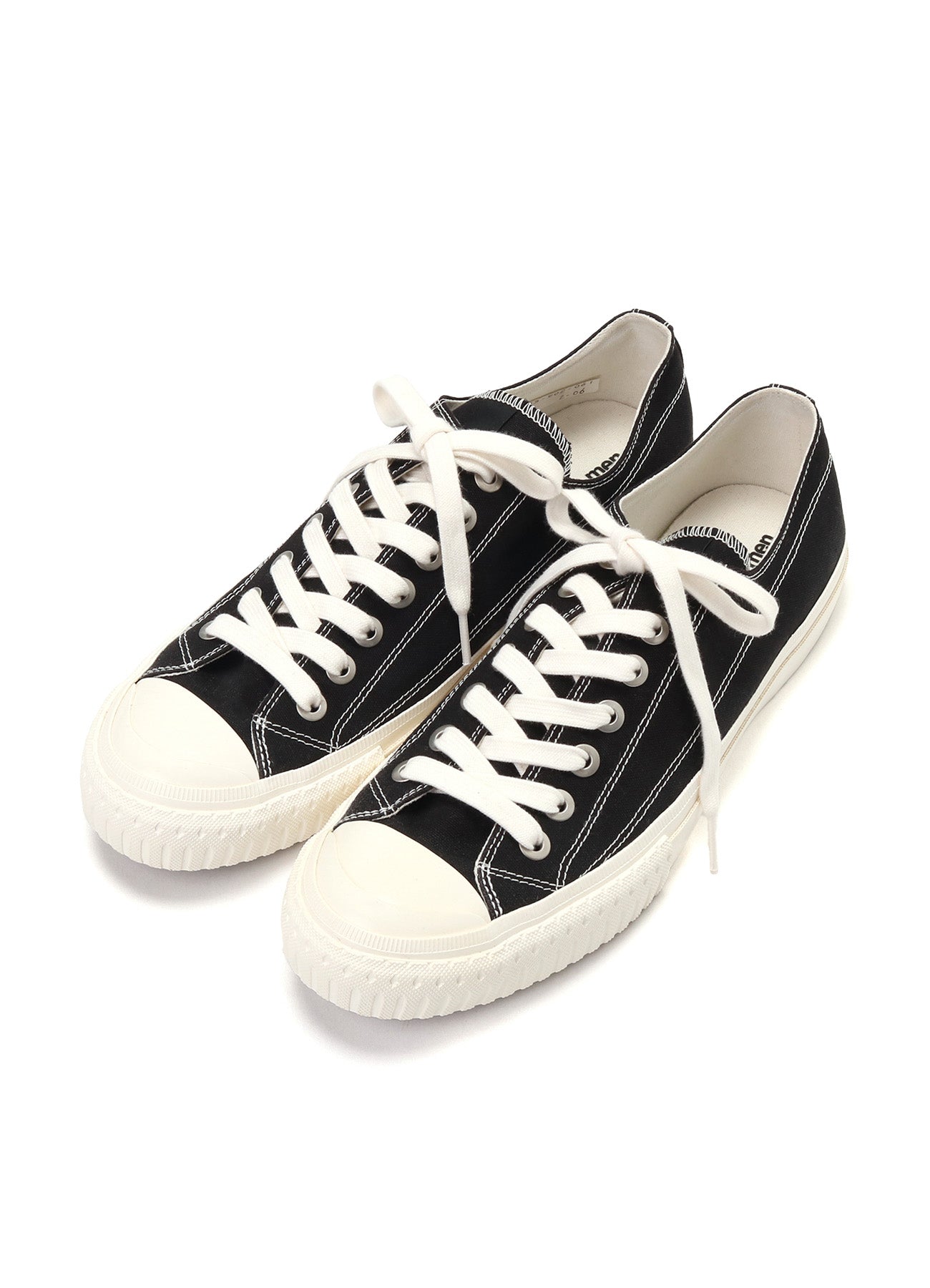 COTTON CANVAS LOW-TOP SNEAKERS