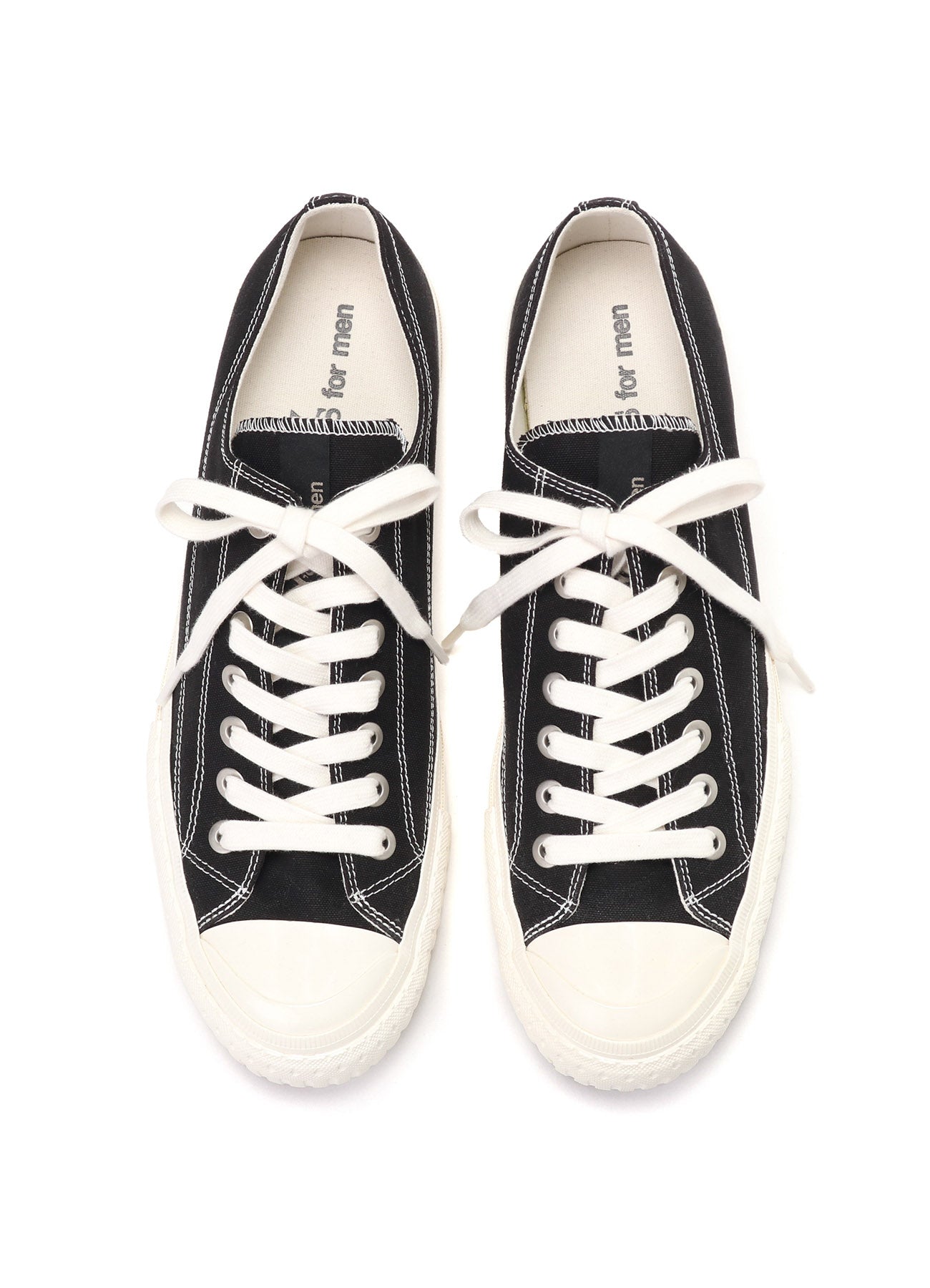 COTTON CANVAS LOW-TOP SNEAKERS