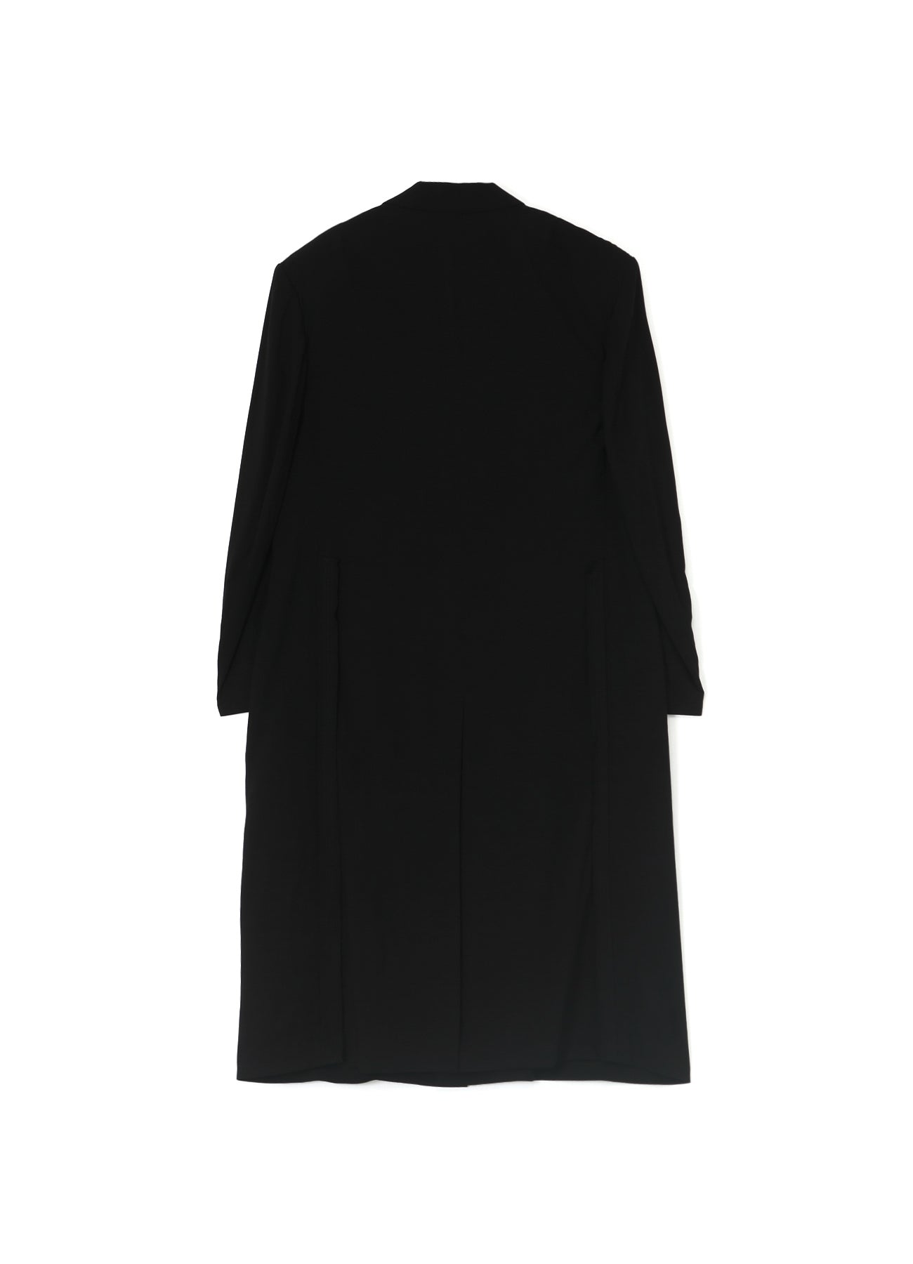 RAYON CAMBRIC LONG JACKET WITH DECORATIVE CLOTH