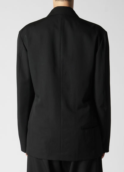 WOOL GABARDINE 2-BUTTONS JACKET