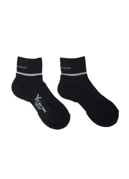 COTTON ACRYLIC PLAIN STITCH ANKLE PILE SOCKS