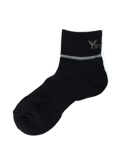 COTTON ACRYLIC PLAIN STITCH ANKLE PILE SOCKS