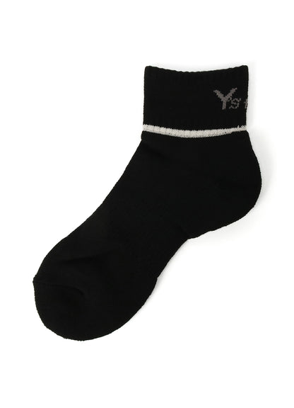 COTTON ACRYLIC PLAIN STITCH ANKLE PILE SOCKS