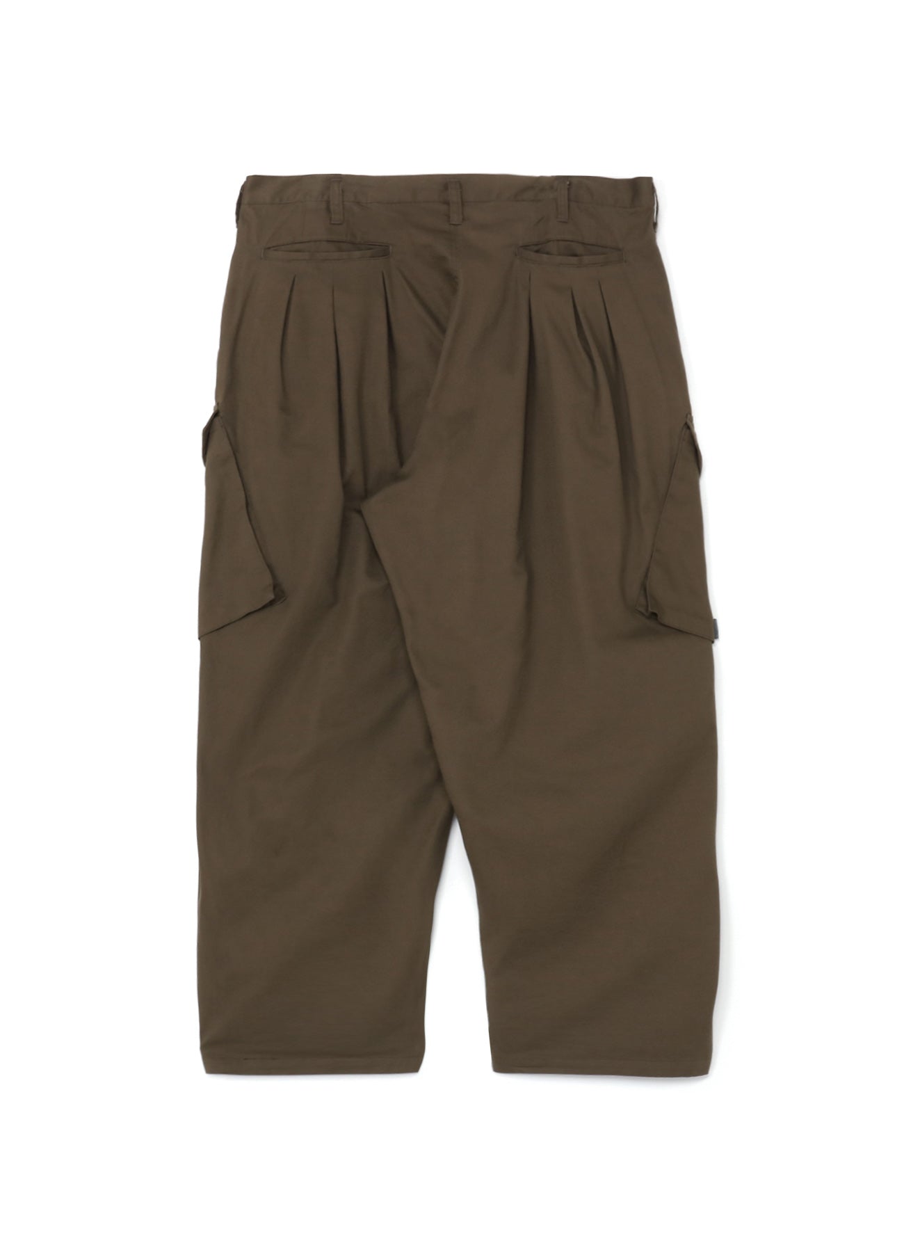 KHAKI KATSURAGI WORK PANTS WITH 12-TUCKS