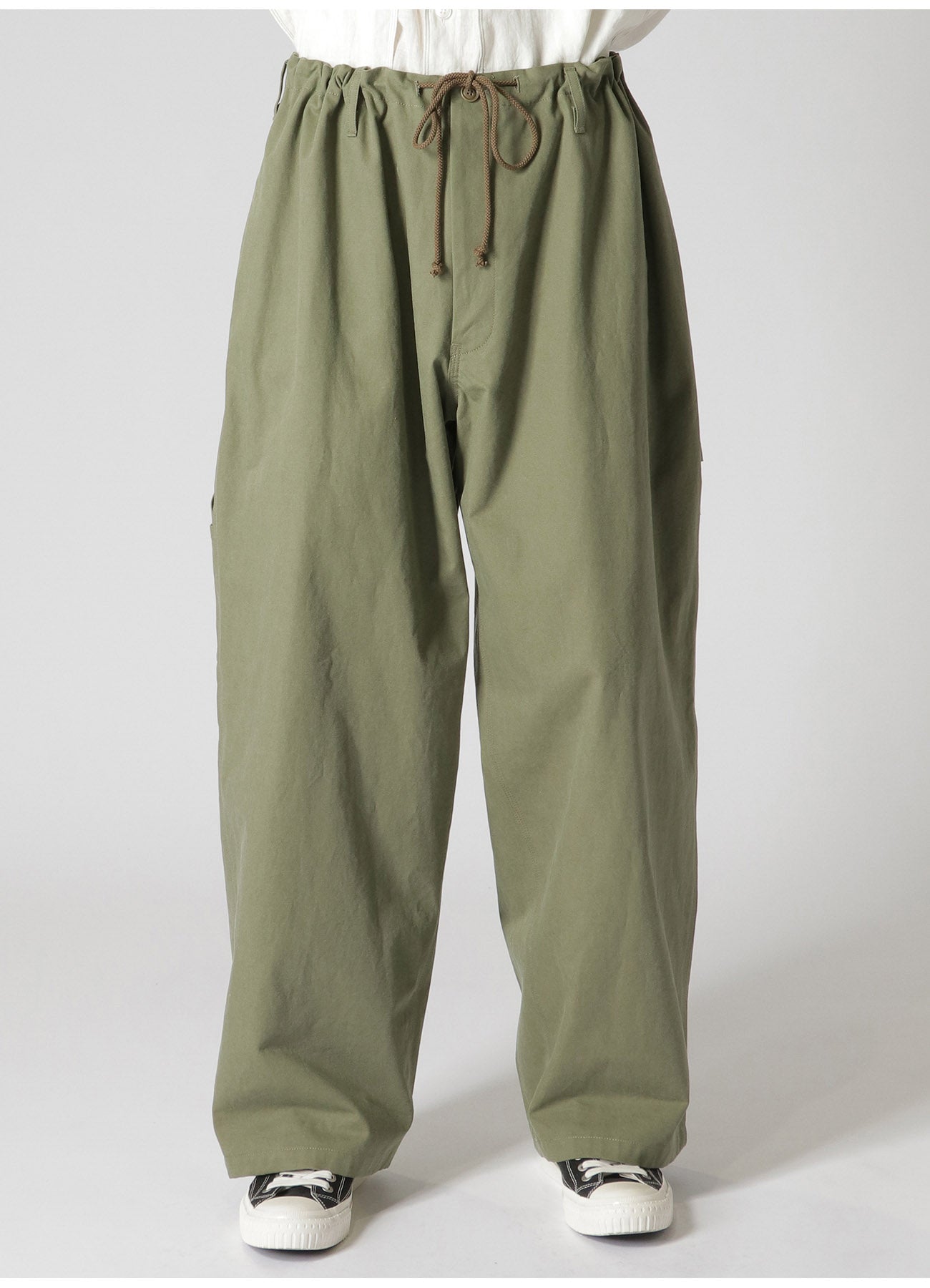 MILITARY POPLIN PAINTER PANTS WITH TRIPLE STITCH