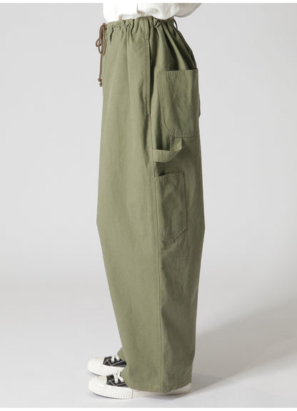 MILITARY POPLIN PAINTER PANTS WITH TRIPLE STITCH