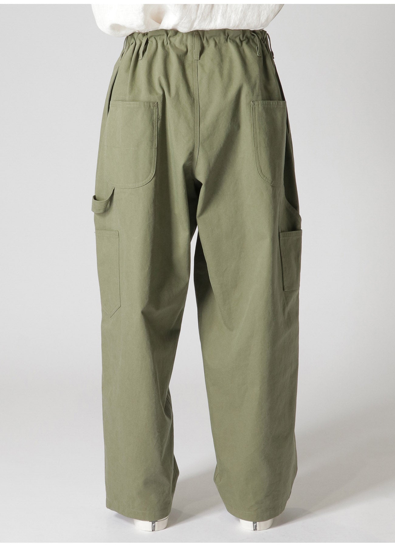 MILITARY POPLIN PAINTER PANTS WITH TRIPLE STITCH