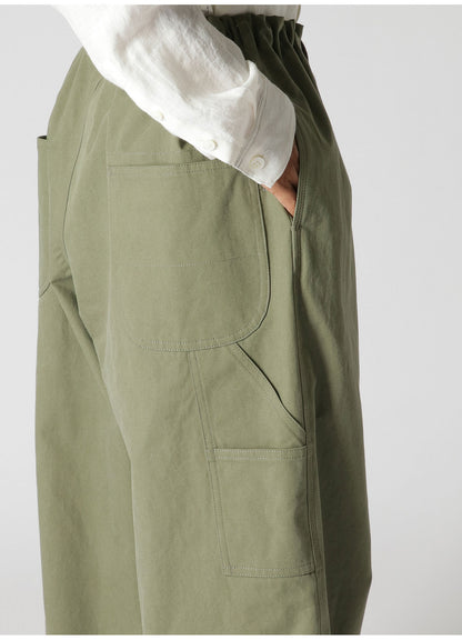 MILITARY POPLIN PAINTER PANTS WITH TRIPLE STITCH