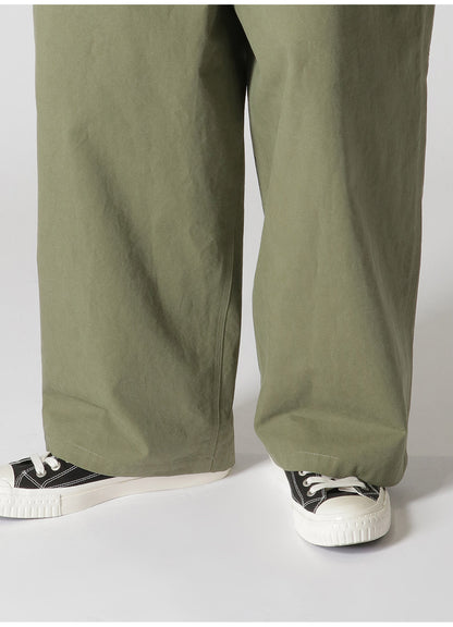 MILITARY POPLIN PAINTER PANTS WITH TRIPLE STITCH