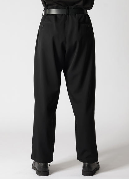 WOOL GABARDINE PANTS WITH TRIPLE STITCH IN SIDE