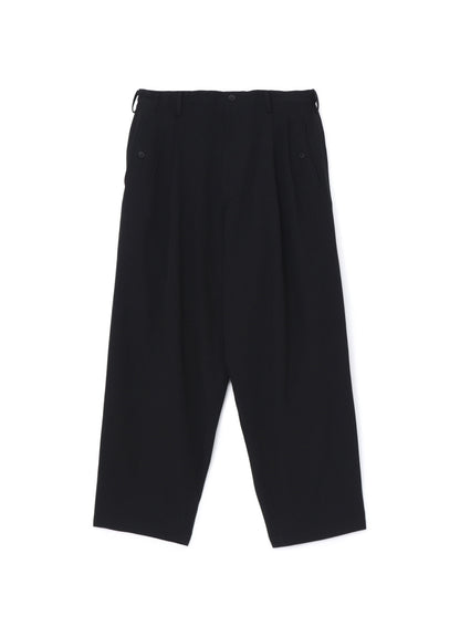 WOOL GABARDINE PANTS WITH TRIPLE STITCH IN SIDE