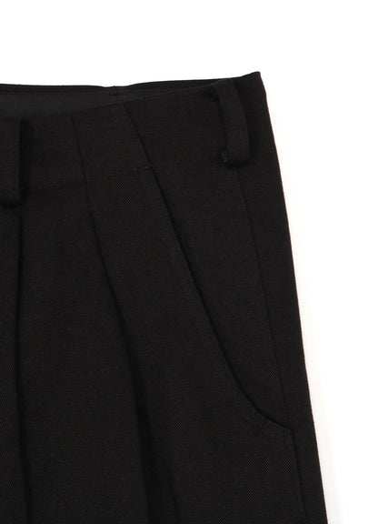 BLACK KATSURAGI PANTS WITH ZIPPER POCKET