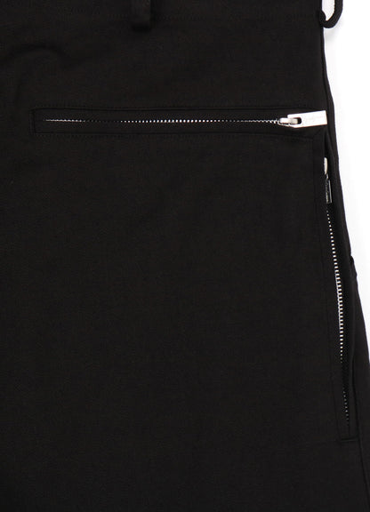 BLACK KATSURAGI PANTS WITH ZIPPER POCKET