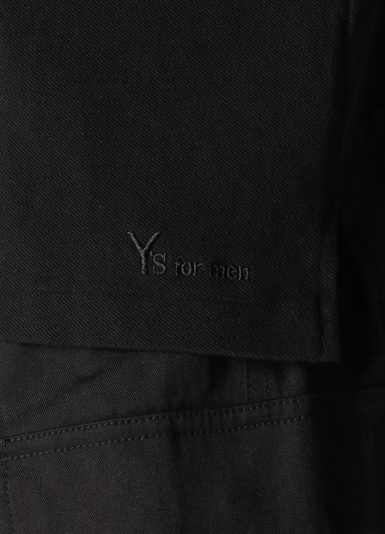 SEED STITCH POLO WITH LOGO EMBROIDERY