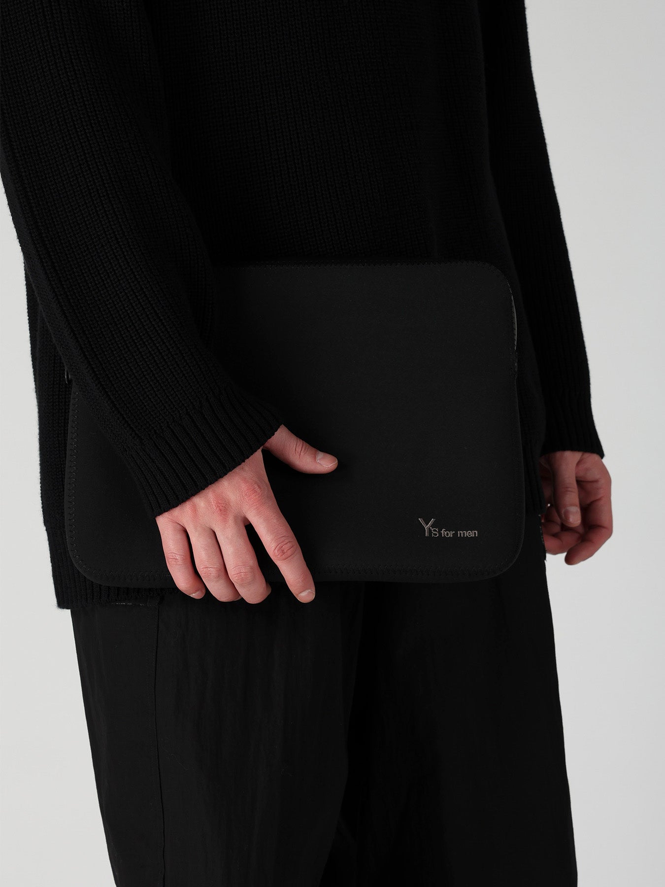 13-INCH WOOL GABARDINE LAPTOP CASE