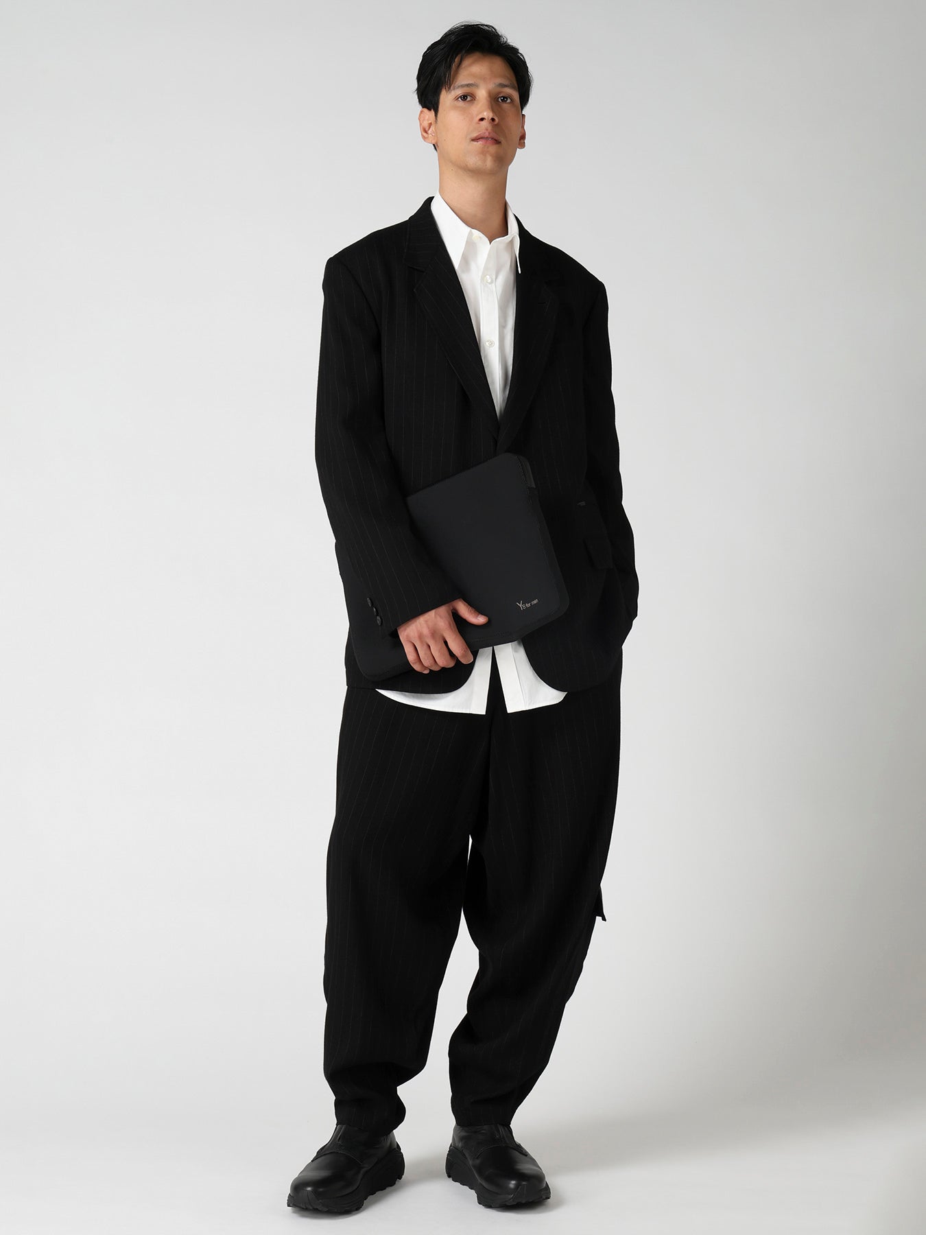15-INCH WOOL GABARDINE LAPTOP CASE