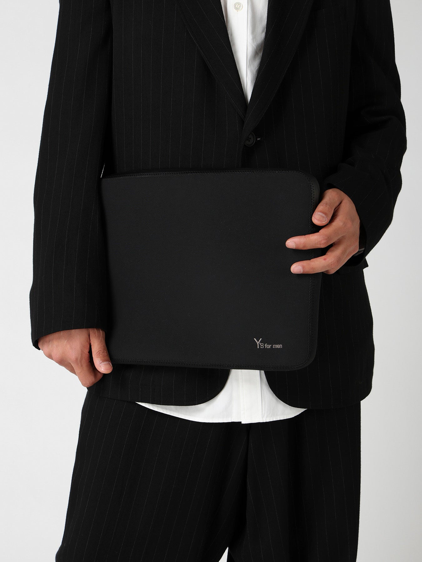 15-INCH WOOL GABARDINE LAPTOP CASE