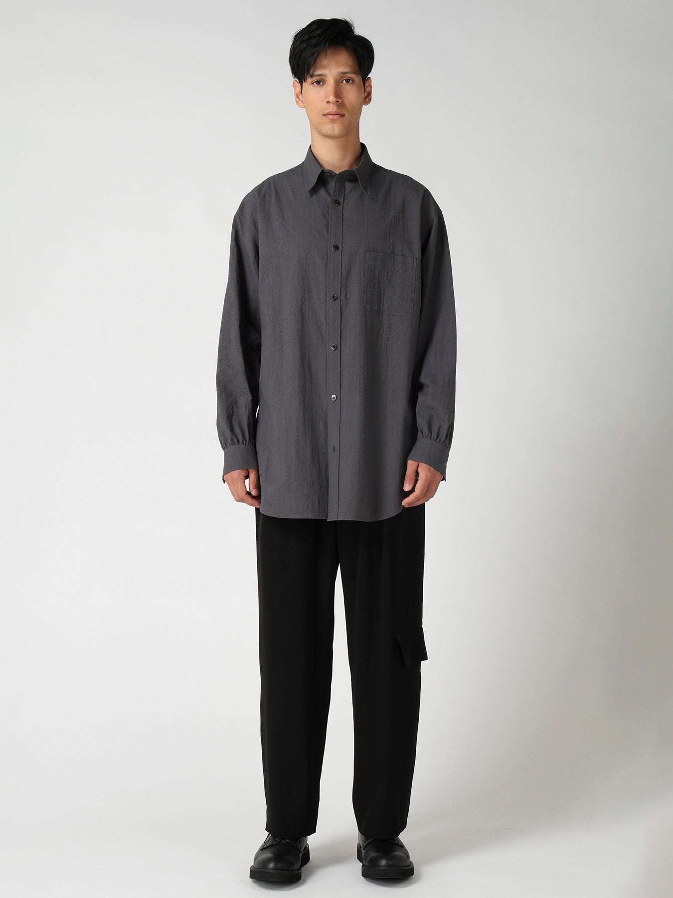 60 WRINKLE LAWN REGULAR COLLAR SHIRT