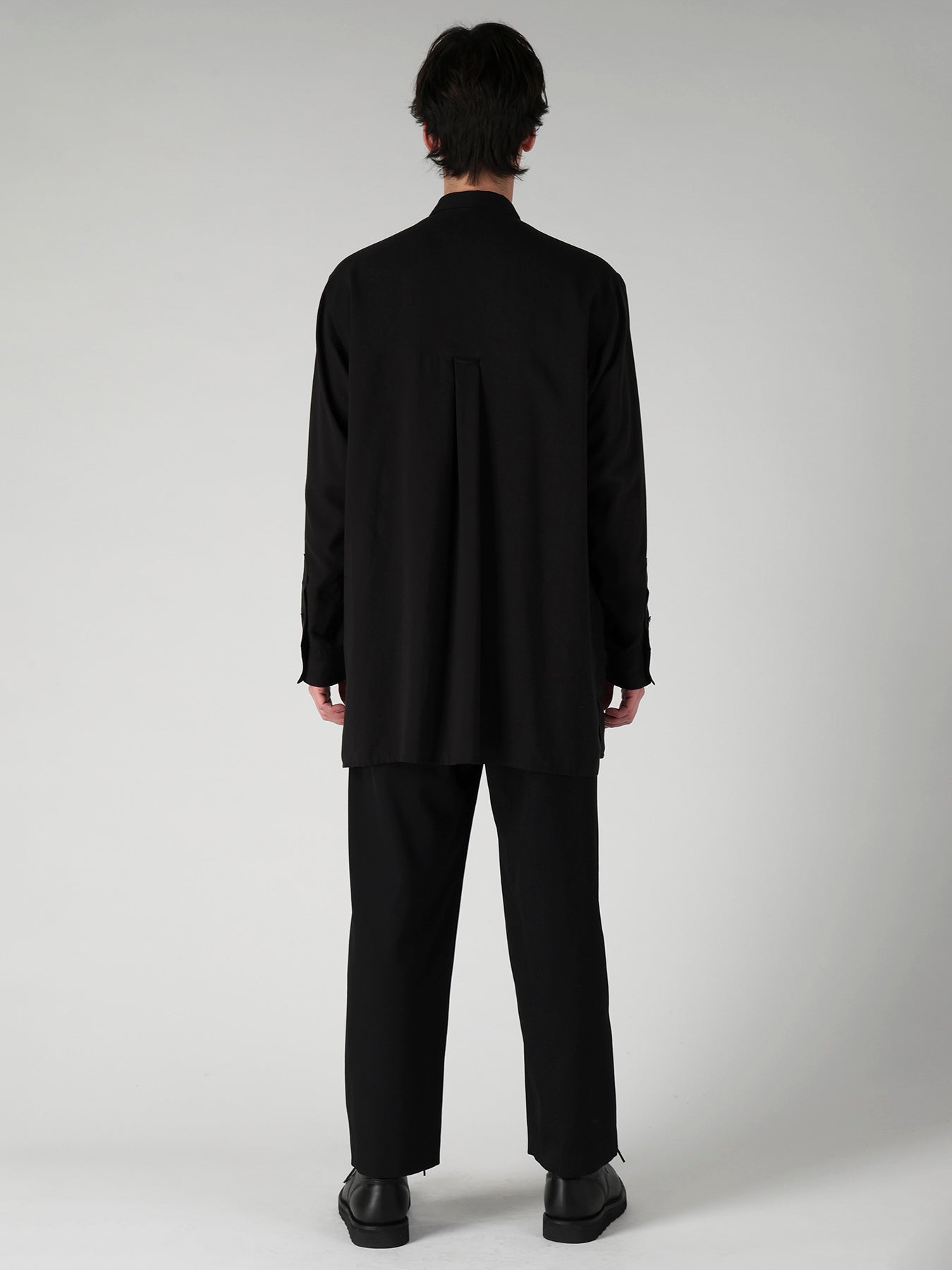 CELLULOSE LAWN DOUBLE COLLAR SHIRT – THE SHOP YOHJI YAMAMOTO