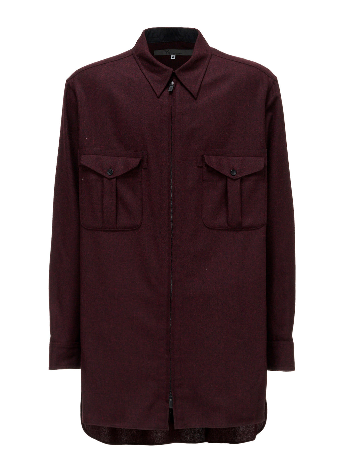 FRONT ZIP BLOUSE