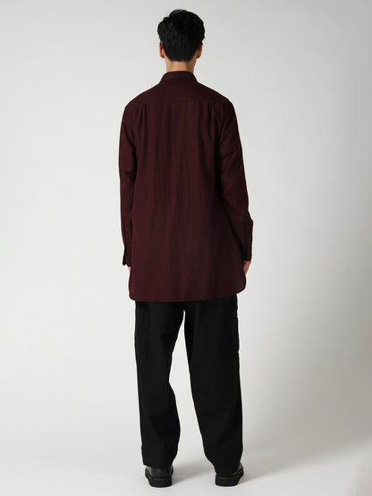 FRONT ZIP BLOUSE