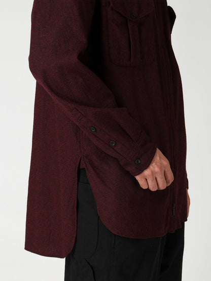 FRONT ZIP BLOUSE