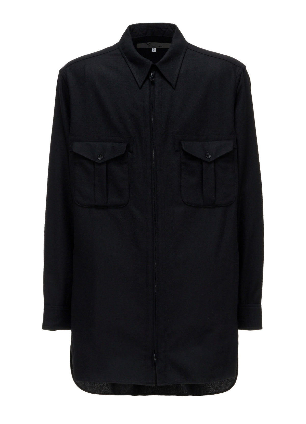 FRONT ZIP BLOUSE